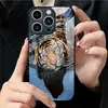 Aplicable a Funda de Vidrio Templado para Apple 18PRO 17PROMAX Tigre de la Jungla Cubierta Protectora iPhone16 Tigre Lindo 17E