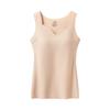 Roupas de Beleza para a Pele com Ácido Hialurônico Novas para Outono e Inverno, Camada Base, Colete Quente, Roupa Íntima Interna Slim-fit Sem Costura com Bojo