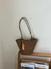 Bolso de axila texturizado transfronterizo para mujer, nuevo bolso tipo cubo tejido 2026, bolso de hombro tipo tote simple