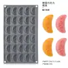 Molde Grande 6 Cavidades Mousse de Gelatina de Manga Molde de Silicone para Sorvete Rugby Chocolate Doce DIY