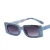 Moda europea y americana 2021 nuevas gafas de sol cuadradas con flores simples y cómodas gafas de sol ins gafas de sol de moda transfronterizas
