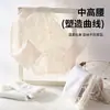 Calzones de Algodón de Fibra Larga de Xinjiang con Encaje Floral y Moño, Sin Costuras, de Cintura Media, Transpirables, Amigables con la Piel, Levanta Glúteos para Mujer