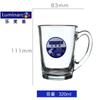 Vaso de Cerveza de Vidrio Templado Engrosado Lumina con Asa Super Grande Vaso para Bebidas Frías Vaso para Cerveza de Barril Vaso de Té Resistente al Calor