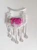 Joyería Miao de Plata Hecha a Mano para Mujeres, Joyería Bordada de Estilo Étnico, Nuevos Diseños de Bordado