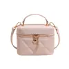 Bolso Acolchado con Cadena de Moda Estilo Coreano Nuevo Verano 2026 para Mujer, Bolso Cruzado Sencillo, Bolso Pequeño Cuadrado de un Solo Hombro