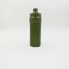 Liga de alumínio totalmente selada à prova d'água Bin Outdoor Survival Equipment EDC Tanque à prova d'água Caixa de armazenamento à prova d'água pontiaguda Frasco de remédios