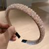 Estilo coreano Mulher Cristal Headband Headband Grampo de Cabelo Doce Elegante Abas Largas Água Diamante Diamante High-end Simples Antiderrapante Fada