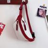 Otoño e Invierno nuevo estilo occidental color versátil combinación bolso de mano rojo pequeño libro simple gran capacidad al por mayor Bolso de pecho para mujer bolso de cintura
