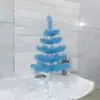 Adornos de Escritorio para Árbol de Navidad Lindos Pequeños de PVC Árbol de Navidad Rosa Dorado/Rojo/Blanco/Azul/Rosa