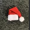 Direto da Fábrica Decoração de Natal Vermelha Presentes Chapéu de Natal Pequeno de TNT Cachecol Atacado Capa para Garrafa de Vinho Tinto