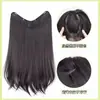 Peluca Micro-Rizada, Peluca de Una Pieza para Mujeres con Cabello Largo, Pieza de Cabello Esponjosa de Verano con Forma de U, Extensiones de Cabello Sin Costuras, Cabello Auto-Extendido