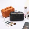 Yaqiao Bolsa de Cosméticos Bolsa Almofada Bolsa Almofada Sanfonada com Compartimentos Grande Capacidade Portátil para Viagem Bolsa de Higiene Pessoal para Armazenamento de Cosméticos