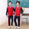 Uniforme escolar para alunos do ensino fundamental e médio terno outono Escola Primária ensino médio uniforme de classe roupa esportiva uniforme de beisebol terno Uniforme escolar