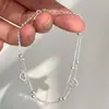 Diseño de Nicho Estilo Coreano Pulsera Apilable de Doble Capa para Mujer Estética Fría Lujo Ligero Simple Versátil Tacto de Alta Gama Joyería de Mano