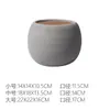 Vasos de Flores Cerâmicos Minimalistas Nórdicos, Vasos Cerâmicos Pequenos, Vasos Cerâmicos Escovados para Suculentas, Sacos de Plantio e Outros