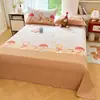 2026 Novo Modelo Classe A Algodão Nuvem Desenho Animado Lençol de Cama Oversized, Amigo da Pele, Estilo Quatro Estações para Dormitório, Colcha de Cama de Cobertura Total 1,5m
