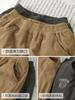 Pantalones Largos Forrados de Pana para Niño Ropa de Invierno Pantalones de Algodón Cálidos Engrosados Ropa de Otoño e Invierno Ropa para Bebé y Niño