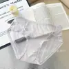 Nova Calcinha Feminina Sexy Renda Preta Transparente com Laço, Cintura Média, que Molda o Quadril, Forro 100% Algodão