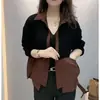 Jaqueta Feminina Plus Size, Costura Simples, Versátil, Casual, Estilosa, Rejuvenescedora, Outono 2025, Emagrecedora, Slim Fit, Leve