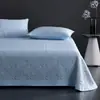 Juego de Tres Piezas de Alfombrilla Refrigerante de Seda de Hielo Clase A Estilo Coreano de Gama Alta, Estilo Sábana Ajustable de Tacto Frío, Lavable a Máquina para Verano, Alfombrilla Refrigerante Suave con Aire Acondicionado
