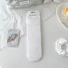 Calcetines Blancos Estilo Ballet, Largo Media Pantorrilla, Estilo Verano Delgado para Estudiantes, Combinados con Zapatos Pequeños de Cuero, con Bordes Fruncidos, Malla Hueca, Transpirables