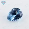 106 # Pedras Soltas de Espinélio Sintético Atacado Gema Azul Artificial Fundo Pontiagudo Superfície do Anel Redondo Formato de Ovo Combinação Retangular
