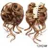 Anel de peruca estilo europeu e americano grampo de garra feminino estilo preguiçoso botão de flor cabeça de bola cabelo de barba longa natural fofo feminino bolsa de cabelo atacado