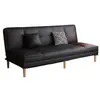 Área de descanso de sofá, sofá de tres plazas, cuero resistente a los arañazos de gato, sala de estar de apartamento pequeño, cama individual, sofá cama plegable convertible