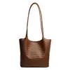 Bolsa de Palha Tecida de Alta Qualidade para Mulheres, Grande Capacidade, para o Dia a Dia, Bolsa de Ombro Único, Novo Estilo 2026, Bolsa de Mão Casual Tendência Simples