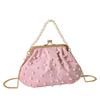 Bolso de mano informal para mujer, nuevo bolso de hombro de moda de verano 2023, bolso cruzado elegante con textura, bolso para la axila.