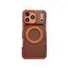 Adecuado para iPhone 18 Promax Funda con Soporte Magnético Giratorio Sensación de Piel Funda para Teléfono Móvil Apple 16 Funda Protectora Integral 17