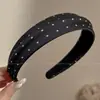 Pinza para el cabello de ala ancha de alta gama, elegante, a la moda, diadema, tocado para mujer, nuevo 2026, calavera superior gris, diadema versátil