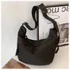 Bolsa de Ombro Grande Capacidade para o Dia a Dia Moda Textura de Alta Qualidade Bolsa Transversal Simples Casual Bolsa Tote Bolsa Feminina Estilo Workwear