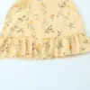 2026 Primavera Transfronteriza Ropa de Mujer Europea y Americana Estampado Retro con Cordones Volantes Mangas Cortas tipo Campana Adorno de Encaje Vestido Venta al por Mayor