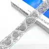 Corda de ouro corda de prata bordado de organza renda rede étnica acessórios para decote de roupas infantis cinto atacado