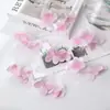 Película de Simulación J Flor de Trébol de Cuatro Hojas Flor Cabeza Horquilla DIY Flor Hortensia Accesorios de Ropa Boda Caja de Dulces Decoración de Regalo Flores Artificiales