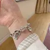 Pulsera de Ábaco de Corazón de la Fortuna Retro Estilo Francés para Mujer, Diseño Ins de Alta Gama de Nicho, Nueva Joyería de Lujo Ligero Estilo Hong Kong para Mujer