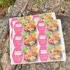 Adesivo de Etiqueta de Fruta Tira Filme Adesivo Universal Fruta Vegetal Morango Laranja Adesivo Etiqueta