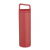 En Stock Acero Inoxidable 304 16oz 20oz Asa Angulada Vaso Recto Boquilla Inclinada Sublimación Coche Portátil Botella de Agua Aislada