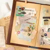 Yuxian Papel con Relieve Paquete de Papel Papel de Carta Sueño Antiguo Estilo Retro Diario Hecho a Mano DIY Bolsa para Dolor Decoración de Fondo Papel de Carta