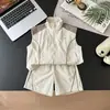 Conjunto de Chaleco para Niños 2026 Nuevo Verano Chaleco Cardigan Pantalones para Niños Pequeños y Niños Pequeños Conjunto Deportivo de Dos Piezas Moderno
