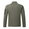 Camiseta Deportiva Exterior de Otoño e Invierno Estilo Mismo de Stone, Sudadera de Media Cremallera con Cuello Alto, Capa Base para Ciclismo y Senderismo, Camiseta Casual