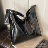 Bolso Grande de Mujer 2026 Nuevo de Moda Versátil Bolso de Hombro Transfronterizo Más Vendido Bolso Tote Cruzado Plateado