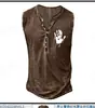 Comercio Exterior Transfronterizo Tallas Grandes Hombre Personaje Musical Chaleco sin Mangas de Siete Botones Chaleco Casual sin Cuello con Estampado Digital para Hombre