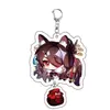 Llavero de acrílico con Wendy, Klee, Mona y Azúcar - llavero de mercancía de anime