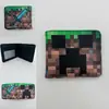 Carteira Dobrável Curta do Jogo Minecraft Steve Creeper Personalizada Criativa em Couro PU Carteira Masculina e Feminina