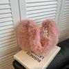 Bolso de Axila Peludo de Gran Capacidad Transfronterizo para Mujer 2026 Nueva Moda Tendencia Bolso de Felpa con Acabado de Alta Gama Bolso de Hombro Versátil