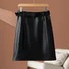 Saia feminina transfronteiriça 026, nova saia de outono estilo coreano, saia bodycon em linha A, saia elegante e chique de comprimento médio para meninas da moda