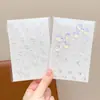 Pegatinas de maquillaje para niños, pegatinas de maquillaje facial para niñas, huellas en la frente, pegatinas de cejas de sirena princesa pintadas, diseños de cola de pez y mariposa