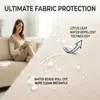 Funda Elástica Impermeable para Sofá de Cuatro Estaciones, Funda Protectora Universal Integrada de Gama Alta para Sofá de Exterior, Anti-Arañazos de Gato